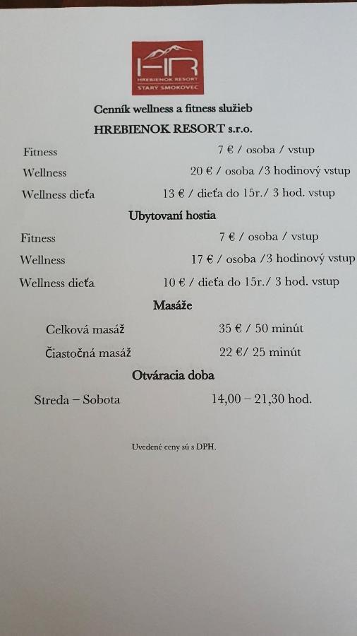 Vysoké Tatry Apartman C110 V Hrebienok Resort II מראה חיצוני תמונה